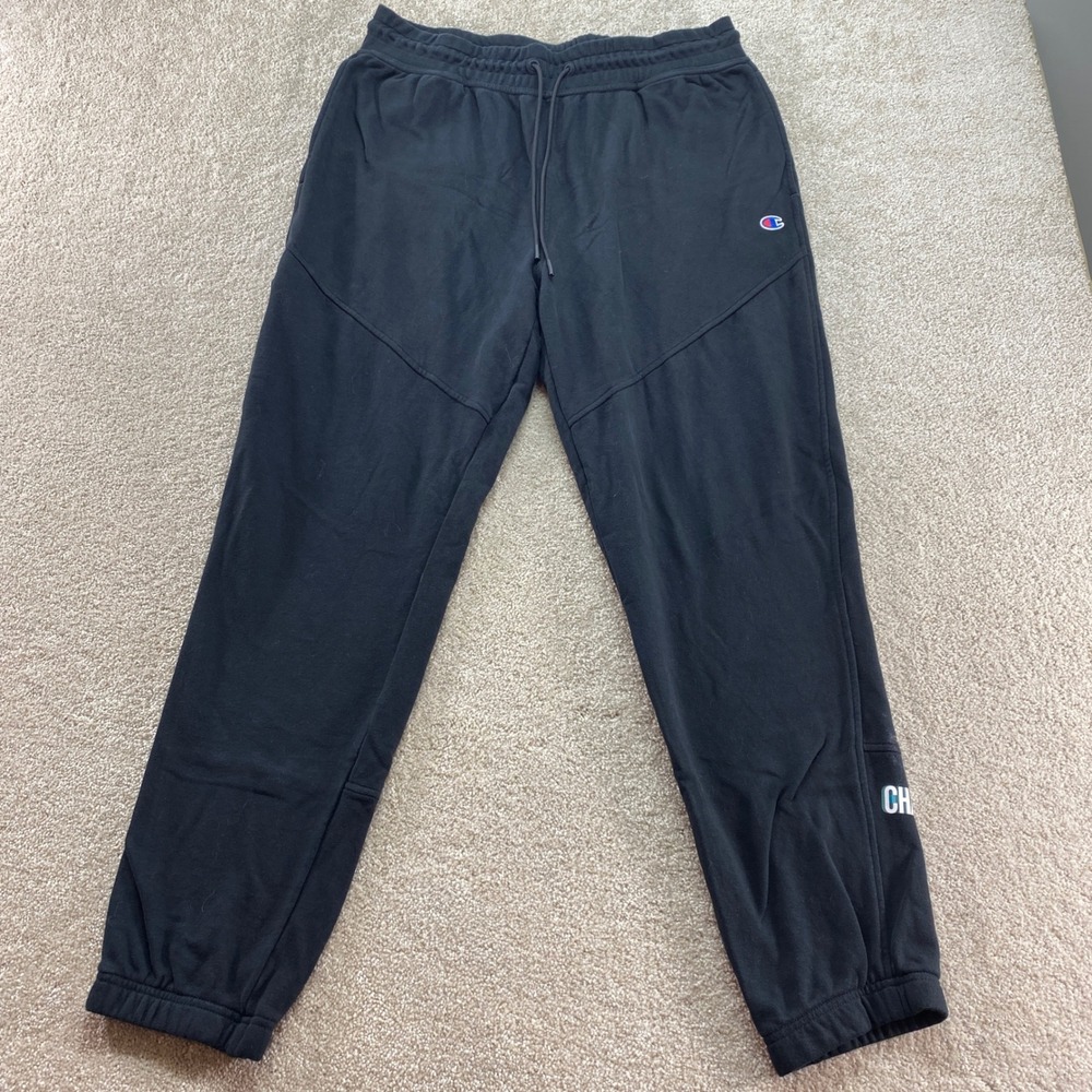 Champion Authentic Athleticwear Sweatpants Mens Size Large Black Jogger